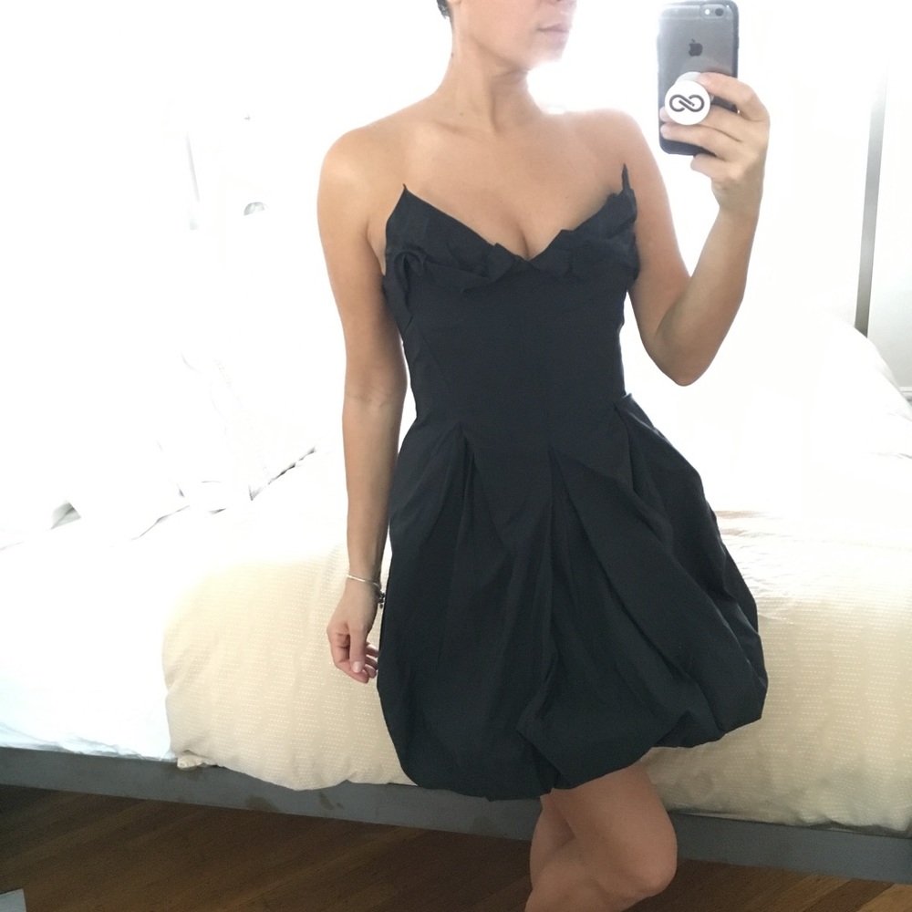 All Saints Viola Corset Italian Taffeta Dress - Picture 2 of 8